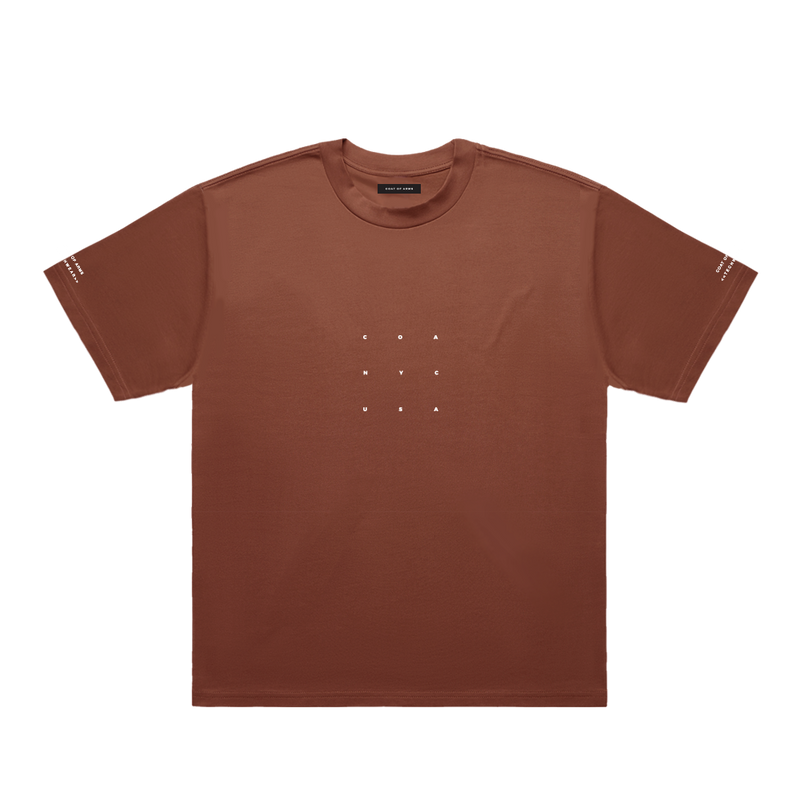 Boxy T-shirt - Brick