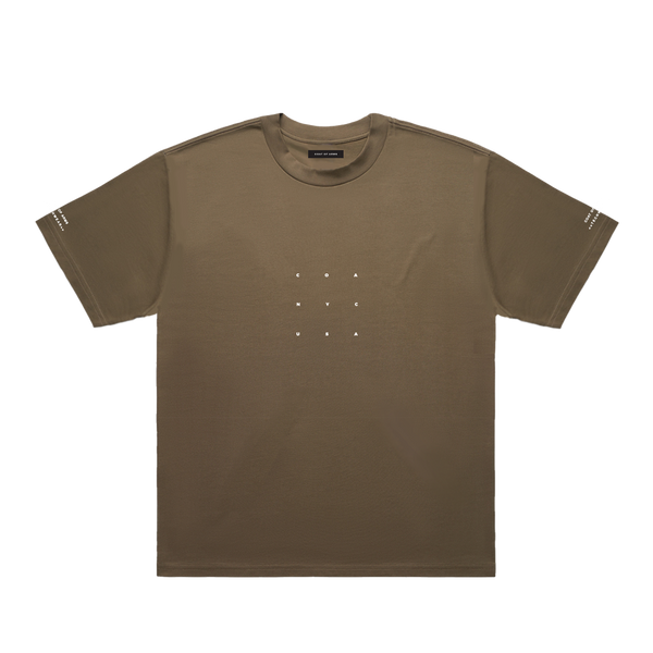 Boxy T-shirt - Coyote Brown