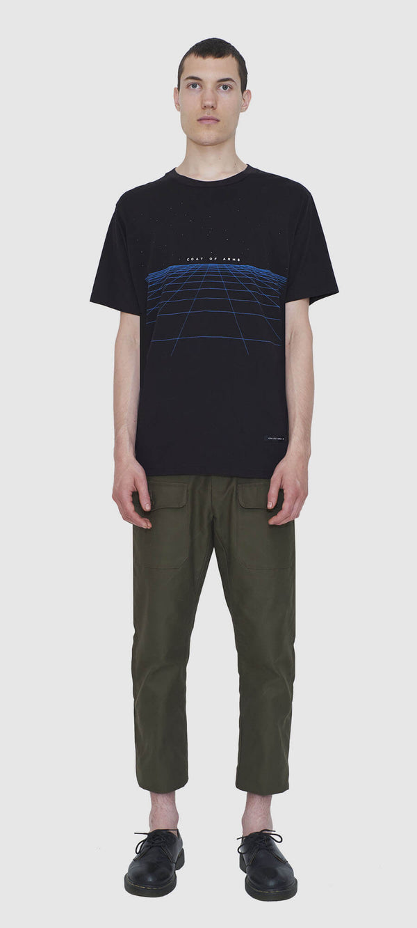 Black CyberGrid T-Shirt