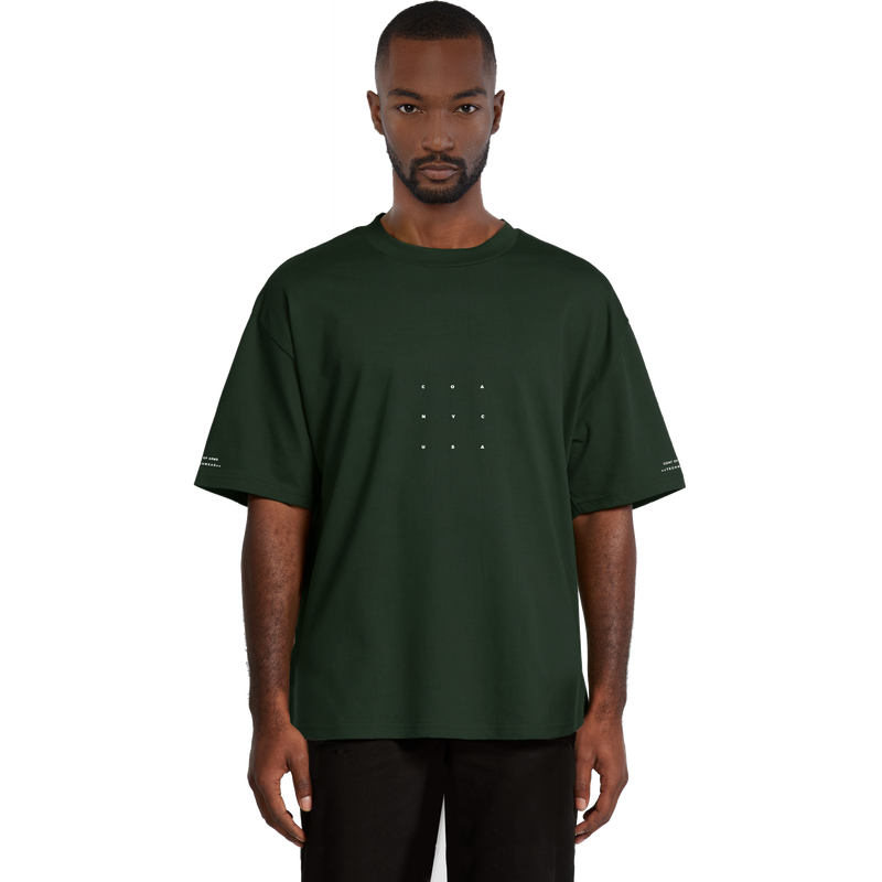 Boxy T-shirt - Forest Green