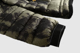 Olive Tie Dye Puffer - Packable Airplane Pillow
